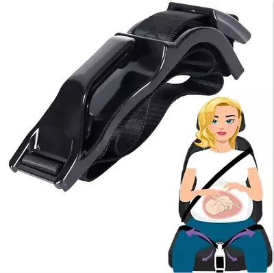 Pregnancy Adjustable Universal Car Seat Belt Safety Lap Strap Extend Comfort UK • £13.95