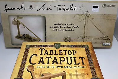 Pathfinders Leonardo Da Vinci Trebuchet Kit & Tabletop Catapult Build You Own • $25