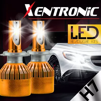 XENTRONIC LED HID Headlight Kit H7 White For Mercedes-Benz C220 1997-1997 • $19.99