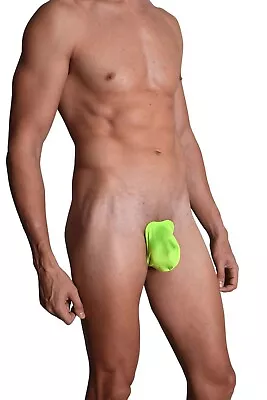 BfM Mens Lime Green C-String No VPL Thong • $14