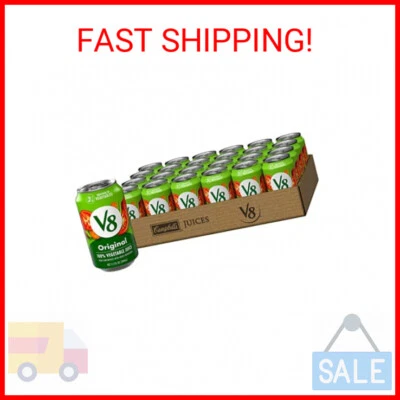 $15.24 • Buy V8 Original 100% Vegetable Juice, Vegetable Blend With Tomato Juice, 11.5 FL OZ