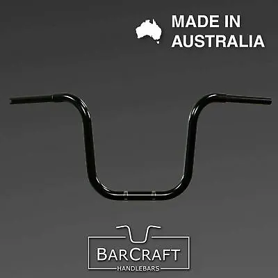 14  APE HANGERS | 1-1/4  BLACK | Harley Breakout Fat Boy Softail Glide Handlebar • $457