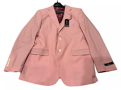 NEW Nautica Gaff Mens Modern-Fit Sport Coat Blazer Pink Size 40L Long NWT • $41.99