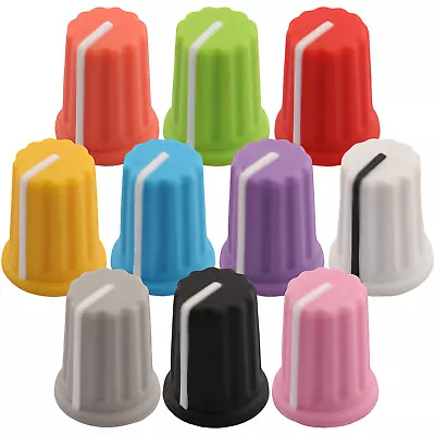 Rubber Soft Grip D-Shaft D180 Mixer Knobs - 6mm Pioneer DJM Control Knob • £3.80