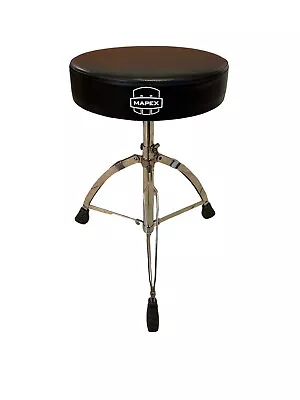 Mapex Heavy Duty Drum Throne Seat Stool Chair Worm Screw Riser • $49.99