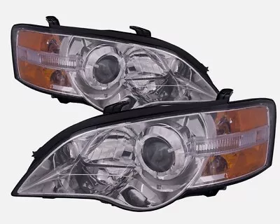 Headlights Fits 2005-2007 Subaru Legacy And Outback Chrome Performance Lamp Pair • $190.39