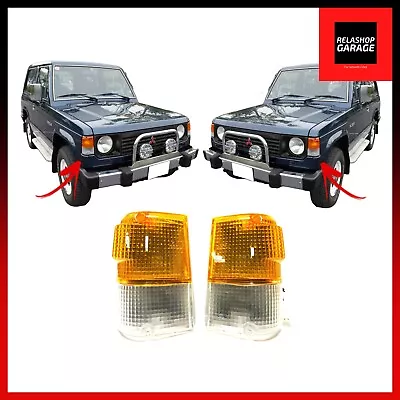 Mitsubishi Pajero Montero 1982-1993 Front Turn Signal Light Lamp Set Left Right • $39.89