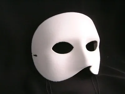 £4.99 • Buy Venetian Masquerade Carnival Fancy Dress White Phantom Stag Party Doge Mask