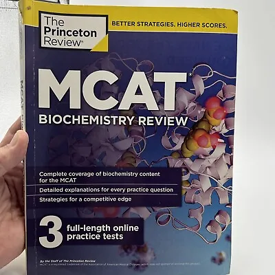 $9.50 • Buy The Princeton Review MCAT Biochemistry Review 2015