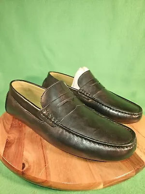 Vince Camuto Vy Esmail / Black Milano Leather Loafer / Size 8.5M • $15