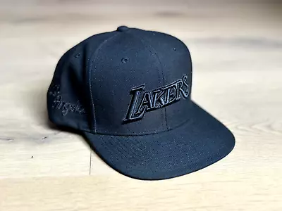Mitchell & Ness Los Angeles LA Lakers Snapback Hat Black NBA HWC • $29.99