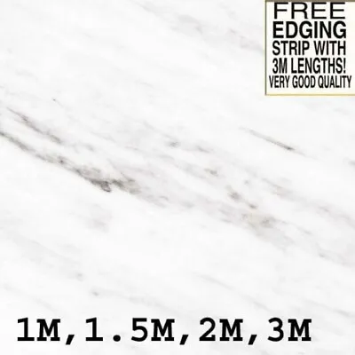 Misty Peak Marble Laminate Kitchen Worktop 2m X 600mm X 28mm • £77.99