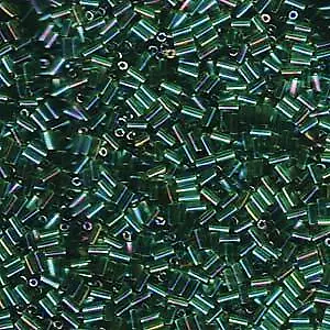 Green AB Miyuki Bugle Beads 3mm (#1) (BGL1-9179-TB) • $8.99