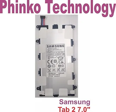 Original Battery For Samsung Galaxy Tab 2 7.0 P3100 P3110 P3113 P6200 SP4960C3B  • $20.89