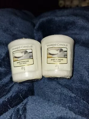 Yankee Candle 2 X 49g  Baby Powder Votive • £3