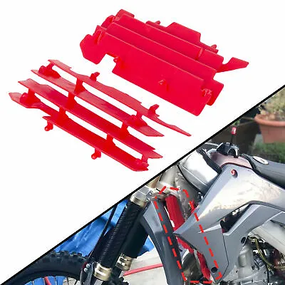 KOJEM Radiator Louvers Guards RED For Honda CR125R CR250R 2000-2004 • $19.50