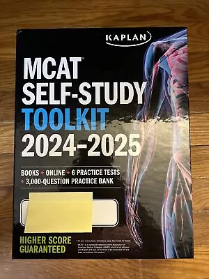 Kaplan MCAT Self-Study Toolkit 2024-2025 Books + Online + 6 Practice Tests • $150