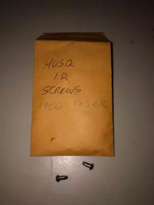 2 New Husqvarna ID Plate Screws '80 125CR Plus Motocross Vintage Original • $17.13