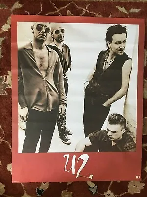 U2  On Island Records  Rare Original Promotional Poster From 1991  • $24.99