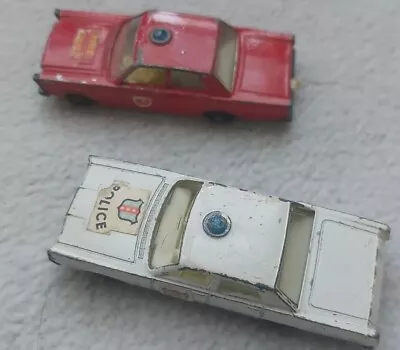 Vintage Lesney Matchbox Cars Police Ford Galaxie Mercury Fire Chief #59 • $3.99