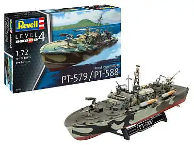 $44.01 • Buy REVELL 05165 1:72 Patrol Torpedo Boat PT-588/PT-579 Plastic Model Kit