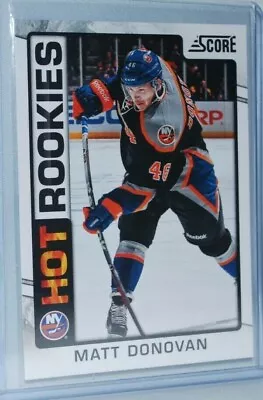 2012-13 Score #532 Hot Rookies Matt Donovan Rookie RC New York Islanders • $0.99