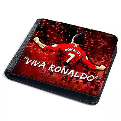 Ronaldo Wallet Viva CR7 Manchester Football Dad Mens Christmas Gift MUWCR7 • £14.95