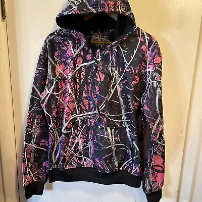 MoonShine Camo Hoodie Womens L Muddy Girl Pink/Black/Purple- New • $35