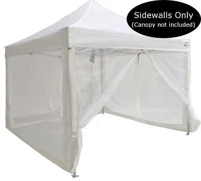 10x10 Pop Up Canopy Tent Mesh Sidewalls Screen Room Mosquito Net Sidewalls ONLY • $44.99