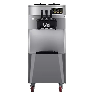 Ice Cream Maker Commercial 3 Flavor Cones Freezing Equipment Vending Machine • $3649