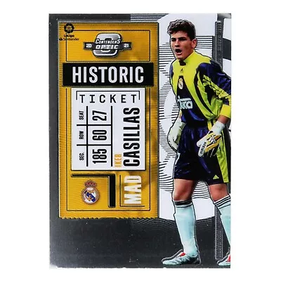 2020-21 Panini Chronicles Iker Casillas Contenders Historic Rookie Ticket La Lig • £3.99