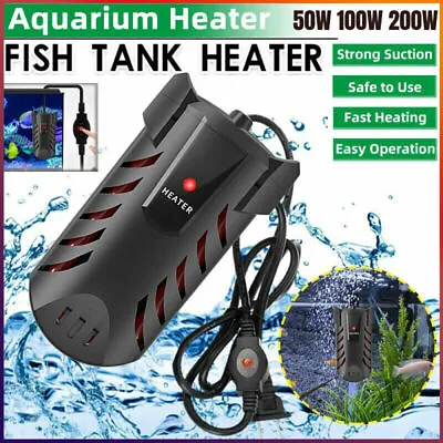$30.35 • Buy Aqua Fish Tank Thermosafe LED Digital Submersible Aquarium Water Heater 100-200W
