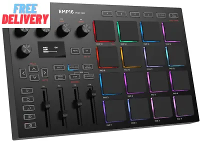 EMP16 MIDI Pad Controller Beat Maker Machine For Finger Drumming Music Making W • $121.06