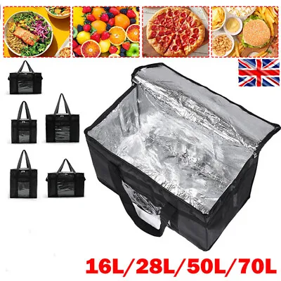 50L/70L Large Cooling Cooler Cool Bag Picnic Camping Food Ice Drink Lunch Box_ • £4.69
