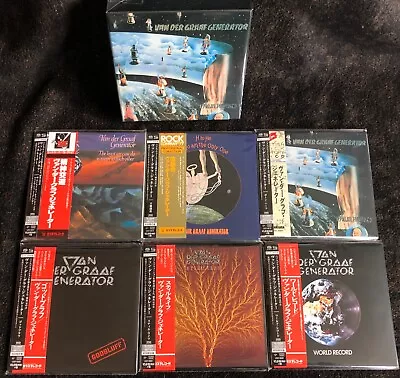 Van Der Graaf Generator Mini-LP SHM SACD Set - Six CDs + Promo Box - Japan • $995