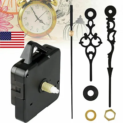 Replacement DIY Quartz Movement Wall Clock Motor Mechanism Long Spindle Repair • $3.92