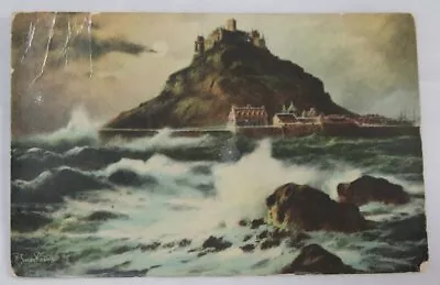 £9.94 • Buy Vintage Colour Postcard Elmer Keene St Michael’s Mount 1910 Torquay Postmark