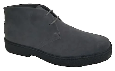 Rockers British Style Chukka High Top Mens Dark Gray Boots Shoes Playboy 5611 • $49.99