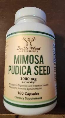 New Double Wood Mimosa Pudica Seed 180 Caps 3 Month Supply Exp 11/2024 Free Ship • $19.99