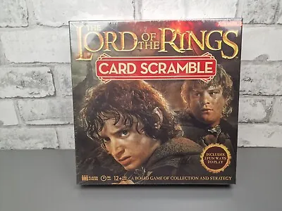 The Lord Of The Rings Card Scramble Board Game Brand New Sealed • £17.95