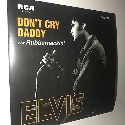 ELVIS PRESLEY DON'T CRY DADDY UK (sleeve Cover Only) • $10.58