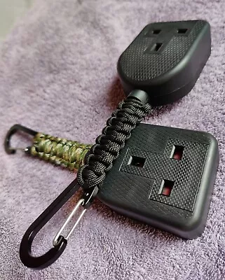 Electrical Plug In Socket Circuit Tester Holder Paracord Inc MFT Null R1+R2 Test • £11.99