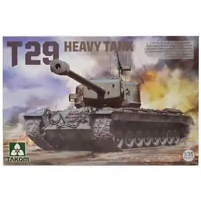 NEW 1:35 T29 Heavy Tank - TAKOM - 2143 - Model Kit • £16.01