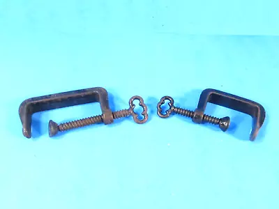 Lot Of 2 Showy Vintage C Clamps 2  & 3  Marked Only Made In USA • $15