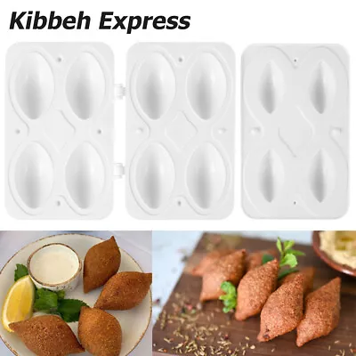 4 Cells Manual Meatball Maker Mold DIY Kibbeh Rolls Maker Mould Detachable Tools • $13.99