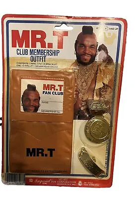 Vintage Mr. T Club Membership Outfit  • $60