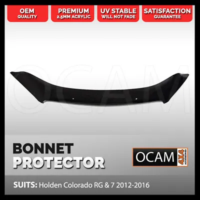 Bonnet Protector For Holden Colorado RG & 7 2012 - 2016 MY16 Tinted Guard • $99