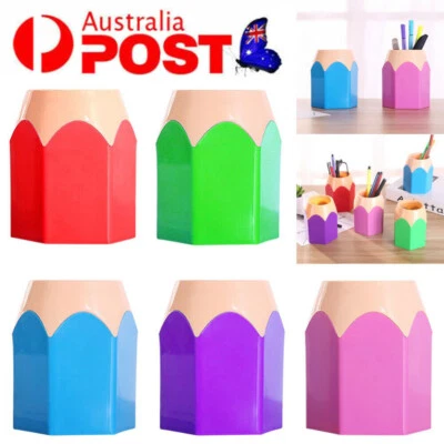 $10.84 • Buy Quality Pen Pot Holder Office Desk Organiser Desktop Pencil Storage Decoration