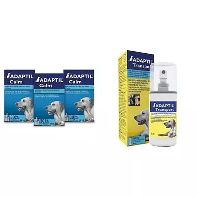 Calm 30 Day Refill X 3 Helps Dog Cope With Behavioural Issues And Life • £118.40