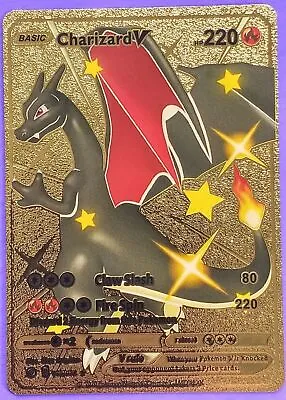 $5.99 • Buy Champion's Path Charizard V  079/073 Secret Rare Gold Foil Pokemon Card 